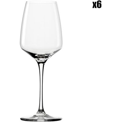 Stolze - 6 Verres à vin blanc Expérience transparents - 35cl OS - Publicité Stolze - 6 Verres à vin blanc Expérience transparents - 35cl OS - Publicité
