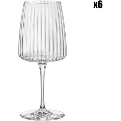 Bormioli - 6 Verres à vin rouge Exclusiva transparents - 53.5cl OS - Publicité Bormioli - 6 Verres à vin rouge Exclusiva transparents - 53.5cl OS - Publicité