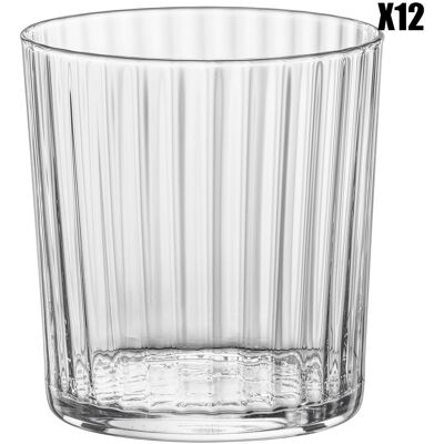 Bormioli - 12 Gobelets Exclusiva transparents - 35.5cl OS - Publicité Bormioli - 12 Gobelets Exclusiva transparents - 35.5cl OS - Publicité