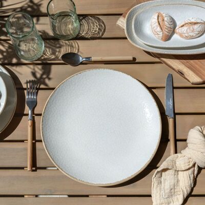 Novastyl - 6 Assiettes Plates Nuance 27Cm En Porcelaine Blanc OS - Publicité Novastyl - 6 Assiettes Plates Nuance 27Cm En Porcelaine Blanc OS - Publicité