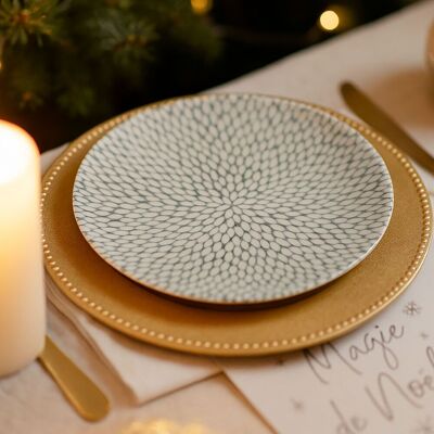 Novastyl - 6 Assiettes Plates Jasmin 27Cm En Porcelaine Blanc OS - Publicité Novastyl - 6 Assiettes Plates Jasmin 27Cm En Porcelaine Blanc OS - Publicité