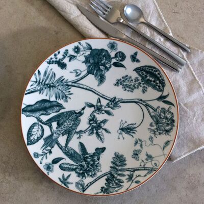 Novastyl - 6 Assiettes Plates Botanic 27Cm En Porcelaine OS - Publicité Novastyl - 6 Assiettes Plates Botanic 27Cm En Porcelaine OS - Publicité