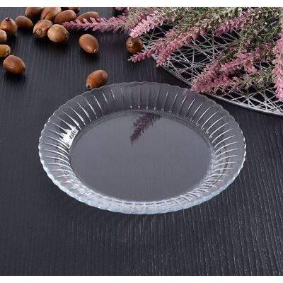 Hermia Concept - 6 Assiettes en verre transparentes - D.16 cm OS - Publicité Hermia Concept - 6 Assiettes en verre transparentes - D.16 cm OS - Publicité