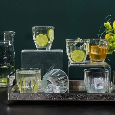 Hermia Concept - Lot de 6 verres transparents - 275 ml OS - Publicité Hermia Concept - Lot de 6 verres transparents - 275 ml OS - Publicité
