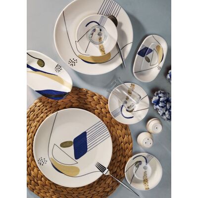 Hermia Concept - Ensemble petit-déjeuner multicolore - 30 pièces OS - Publicité Hermia Concept - Ensemble petit-déjeuner multicolore - 30 pièces OS - Publicité