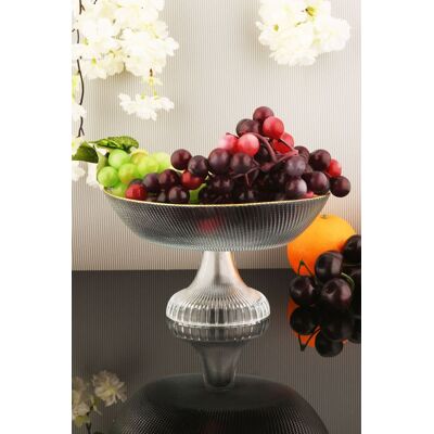Hermia Concept - Plat à fruits transparent - 23x18x12 cm OS - Publicité Hermia Concept - Plat à fruits transparent - 23x18x12 cm OS - Publicité