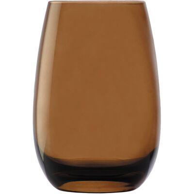 Stölzle - 6 Gobelets Elements brun transparents - 46Cl OS - Publicité Stölzle - 6 Gobelets Elements brun transparents - 46Cl OS - Publicité