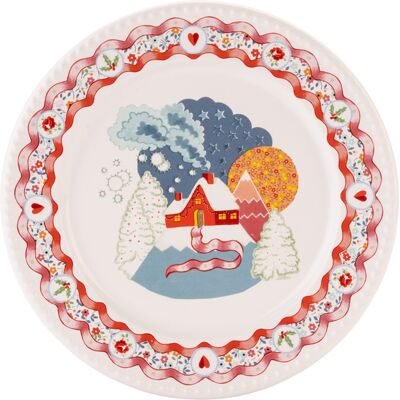 Cath Kidston - Assiette à dessert Animaux magiques multicolore - 20x20x2,5 cm OS - Publicité Cath Kidston - Assiette à dessert Animaux magiques multicolore - 20x20x2,5 cm OS - Publicité