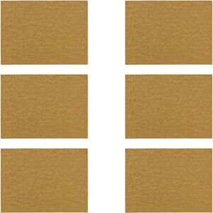 Novastyl - Lot de 6 sets de table ICA marron – 43x30 cm OS - Publicité Novastyl - Lot de 6 sets de table ICA marron – 43x30 cm OS - Publicité