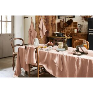 L'Effet Papillon - Nappe rectangle lin lavé Soline rose 170x250 cm - Publicité L'Effet Papillon - Nappe rectangle lin lavé Soline rose 170x250 cm - Publicité