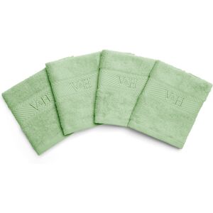 Victor & Hugo - Serviette d'invité coton peigné - Nuage Vert prairie - 4x(30x30 cm) OS - Publicité Victor & Hugo - Serviette d'invité coton peigné - Nuage Vert prairie - 4x(30x30 cm) OS - Publicité
