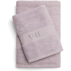 Victor & Hugo - Serviette + drap de bain coton peigné - Nuage Lilac - 50x100 cm + 70x140 cm OS - Publicité Victor & Hugo - Serviette + drap de bain coton peigné - Nuage Lilac - 50x100 cm + 70x140 cm OS - Publicité