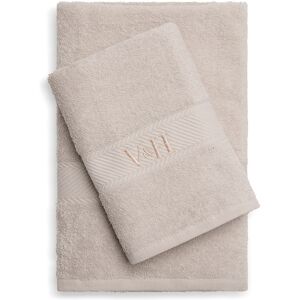 Victor & Hugo - Serviette + drap de bain coton peigné - Nuage Sable - 50x100 cm + 70x140 cm OS - Publicité Victor & Hugo - Serviette + drap de bain coton peigné - Nuage Sable - 50x100 cm + 70x140 cm OS - Publicité