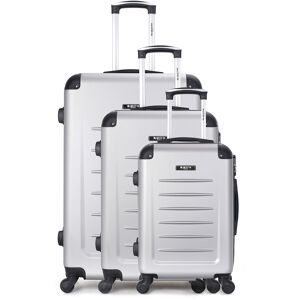 Bluestar - 3 Valises 4 roues Opéra 55/65/75 cm gris OS - Publicité Bluestar - 3 Valises 4 roues Opéra 55/65/75 cm gris OS - Publicité