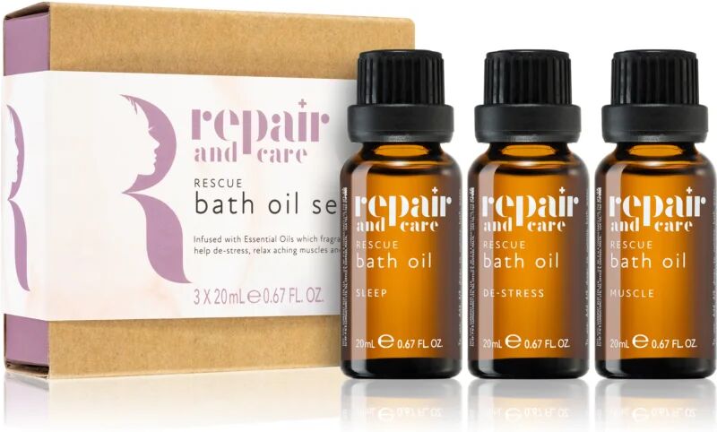 The Somerset Toiletry Co. Repair and Care Rescue Bath Oil Set coffret d’huiles de bain