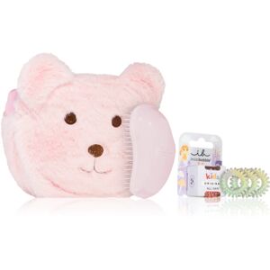 invisibobble Pink Teddy Xmas 2023 coffret cadeau pour enfant 3 pcs