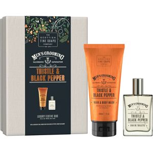 Scottish Fine Soaps Thistle & Black Pepper Luxury Festive Duo coffret cadeau pour homme