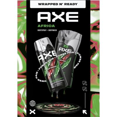 Axe Africa Coffret cadeau pour homme - Publicité Axe Africa Coffret cadeau pour homme - Publicité