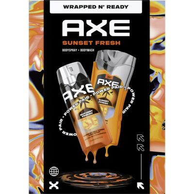 Axe Sunset Fresh Coffret cadeau pour homme - Publicité Axe Sunset Fresh Coffret cadeau pour homme - Publicité