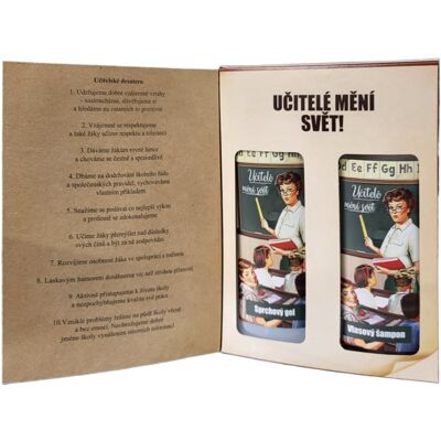 Bohemia Gifts Book Teachers Change the World Coffret cadeau - Publicité Bohemia Gifts Book Teachers Change the World Coffret cadeau - Publicité