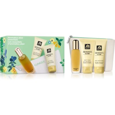 Clinique Mini Kit Aromatic Elixir Essentials Coffret cadeau pour femme - Publicité Clinique Mini Kit Aromatic Elixir Essentials Coffret cadeau pour femme - Publicité