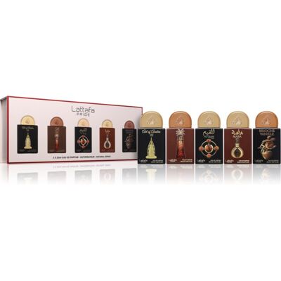 Lattafa Pride Box 4 Coffret cadeau mixte - Publicité Lattafa Pride Box 4 Coffret cadeau mixte - Publicité