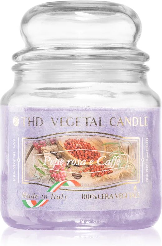 THD Vegetal Pepe Rosa E Caffe bougie parfumée 400 g