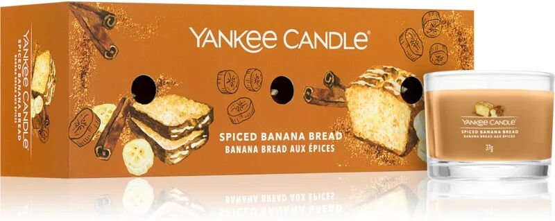 Yankee Candle Spiced Banana Bread coffret cadeau 3x37 g