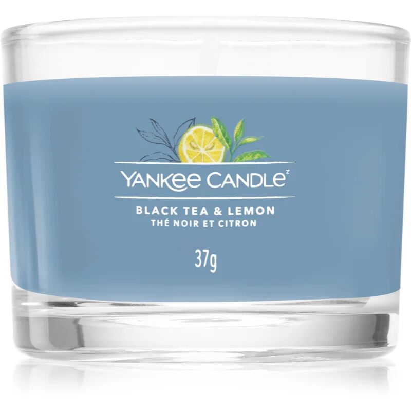 Yankee Candle Black Tea & Lemon bougie votive glass 37 g