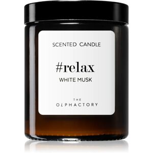 Ambientair The Olphactory White Musk bougie parfumée (brown) Relax 135 g