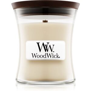 Woodwick Linen bougie parfumée avec mèche en bois 85 g