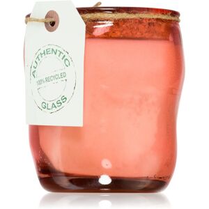 Wax Design Recycled Glass Rosa & Cactus bougie parfumee 10 cm