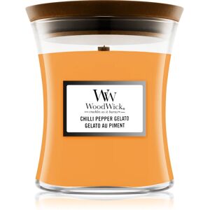 Woodwick Chilli Pepper Gelato bougie parfumee avec meche en bois 85 g