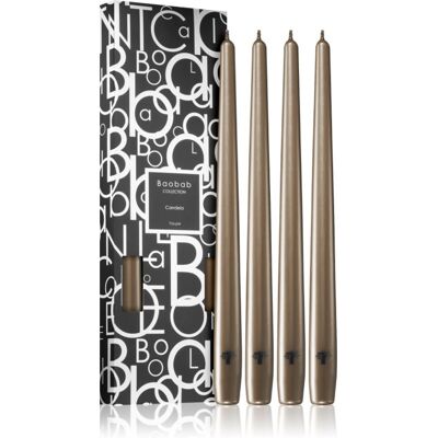 Baobab Collection Candela Taupe bougie 4 pcs - Publicité Baobab Collection Candela Taupe bougie 4 pcs - Publicité