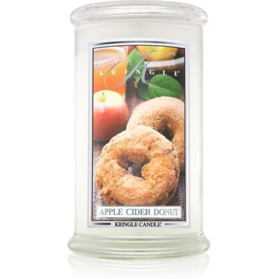 Kringle Candle Donut au cidre de pomme - Bougie parfumée - Publicité Kringle Candle Donut au cidre de pomme - Bougie parfumée - Publicité