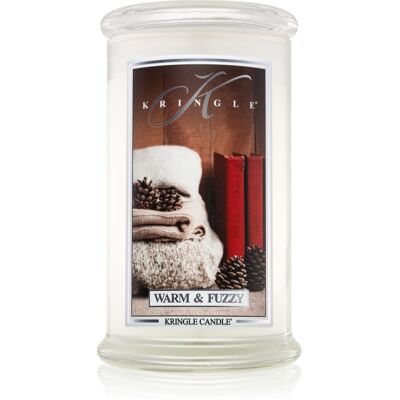 Kringle Candle Warm & Fuzzy - Bougie parfumée - Publicité Kringle Candle Warm & Fuzzy - Bougie parfumée - Publicité