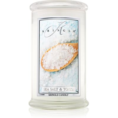 Kringle Candle Sea Salt & Tonka bougie parfumée 624 g - Publicité Kringle Candle Sea Salt & Tonka bougie parfumée 624 g - Publicité