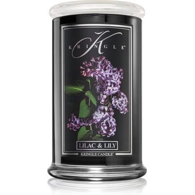Kringle Candle Lilac & Lily bougie parfumée 623 g - Publicité Kringle Candle Lilac & Lily bougie parfumée 623 g - Publicité