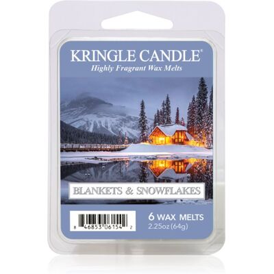 Kringle Candle Blankets & Snowflakes Wax Melt DVA bougie parfumée 64 g - Publicité Kringle Candle Blankets & Snowflakes Wax Melt DVA bougie parfumée 64 g - Publicité