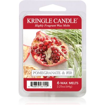 Kringle Candle Pomegranate & Fir Wax Melt DVA bougie parfumée 64 g - Publicité Kringle Candle Pomegranate & Fir Wax Melt DVA bougie parfumée 64 g - Publicité