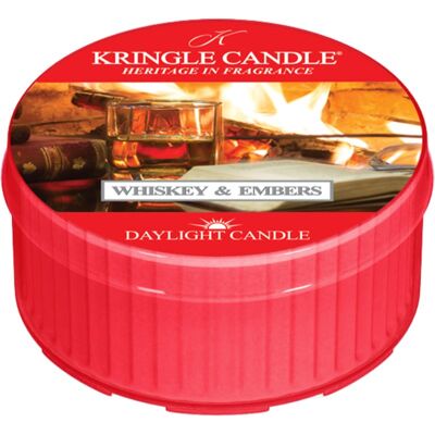 Kringle Candle Whiskey & Embers bougie chauffe-plat 42 g - Publicité Kringle Candle Whiskey & Embers bougie chauffe-plat 42 g - Publicité
