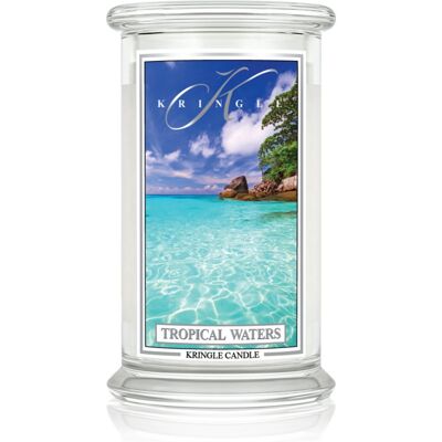 Kringle Candle Classic Tropical Waters bougie parfumée 623 g - Publicité Kringle Candle Classic Tropical Waters bougie parfumée 623 g - Publicité
