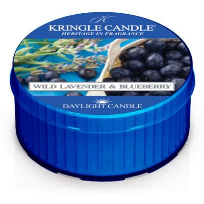 Kringle Candle Wild Lavender & Blueberry bougie chauffe-plat 42 g - Publicité Kringle Candle Wild Lavender & Blueberry bougie chauffe-plat 42 g - Publicité