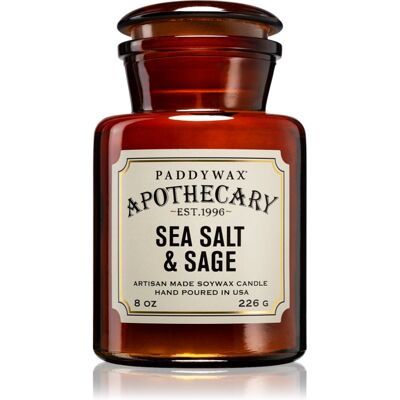 Paddywax Apothecary Sea Salt & Sage - Bougie parfumée 226g - Publicité Paddywax Apothecary Sea Salt & Sage - Bougie parfumée 226g - Publicité