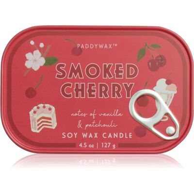 Paddywax Bistro Tin Smoked Cherry bougie parfumée en métal 127 g - Publicité Paddywax Bistro Tin Smoked Cherry bougie parfumée en métal 127 g - Publicité