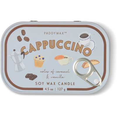 Paddywax Bistro Tin Cappuccino bougie parfumée en métal 127 g - Publicité Paddywax Bistro Tin Cappuccino bougie parfumée en métal 127 g - Publicité