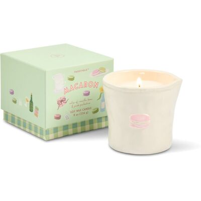 Paddywax Bistro Macaron bougie parfumée en céramique 226 g - Publicité Paddywax Bistro Macaron bougie parfumée en céramique 226 g - Publicité