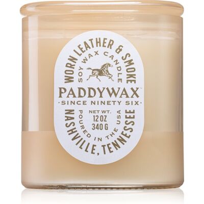 Paddywax Vista Worn Leather & Smoke bougie parfumée 340 g - Publicité Paddywax Vista Worn Leather & Smoke bougie parfumée 340 g - Publicité