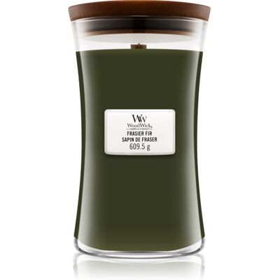 Woodwick Frasier Fir bougie parfumée avec mèche en bois 609.5 g - Publicité Woodwick Frasier Fir bougie parfumée avec mèche en bois 609.5 g - Publicité