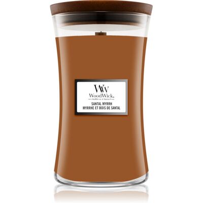 Woodwick Santal Myrrh bougie parfumée avec mèche en bois 610 g - Publicité Woodwick Santal Myrrh bougie parfumée avec mèche en bois 610 g - Publicité